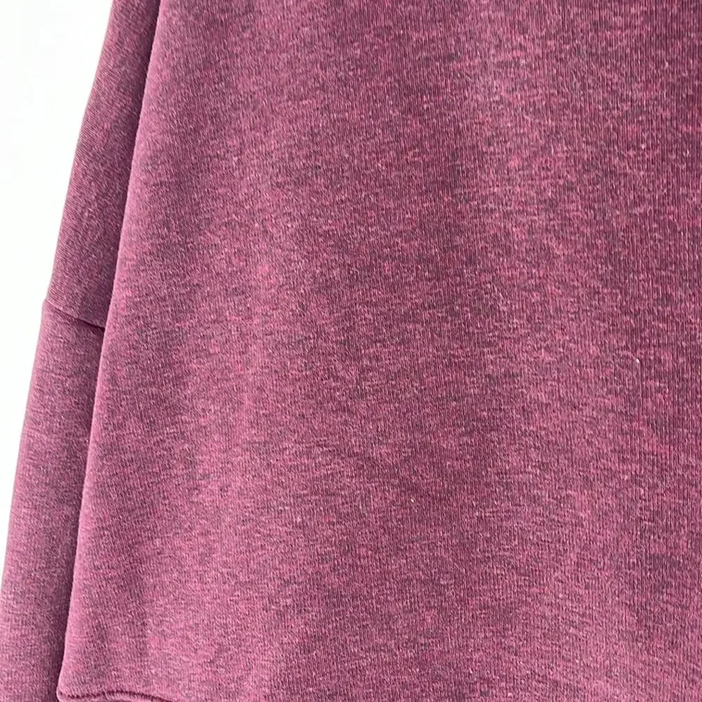 ATHLETA Plum Cowl Neck Pullover Polyester Blend Sweatshirt Top Size Medium - Picture 2 of 10